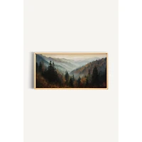 Oleka Dawn the Pines Art mural encadré sur toile