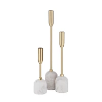 Marchesa Set Of 3 Tapered Candle Holder
