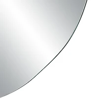Lunaria 45" Tall Irregular Round Mirror
