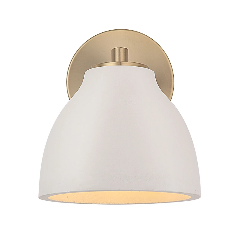Mazia 8.5" Burnished Brass 1-Light Wall Sconce