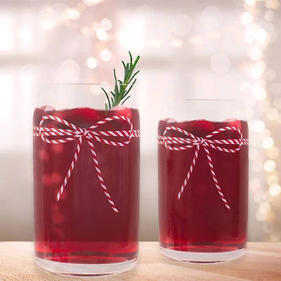 Bow Chill Printed Glasses - Set of 2