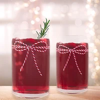 Bow Chill Printed Glasses - Set of 2