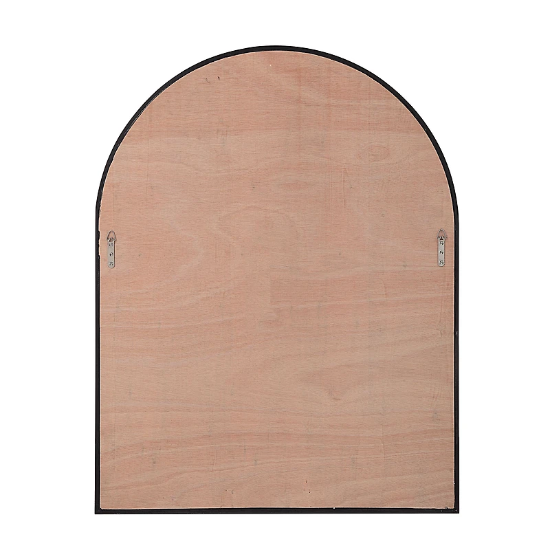 Cove 46" Tall Arch Rectangular Mirror, Matte Black