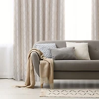 Zurrich Jacquard Grommet Curtain
