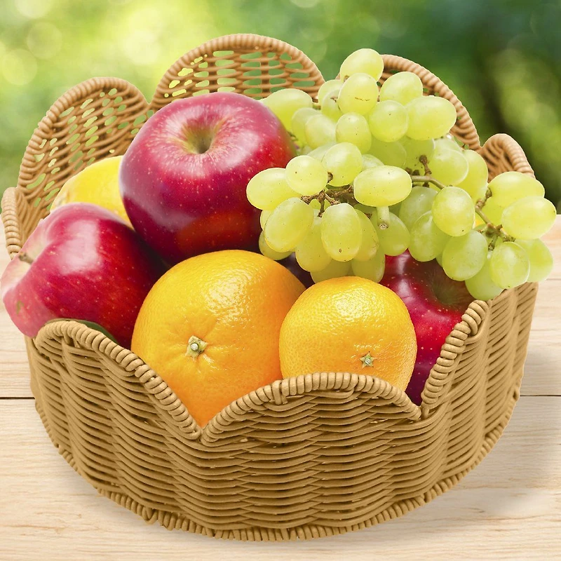 S&Co Panier à fruits en paille