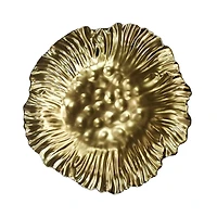 Plateau or « Tournesol » par Elegance - 10,25 po
