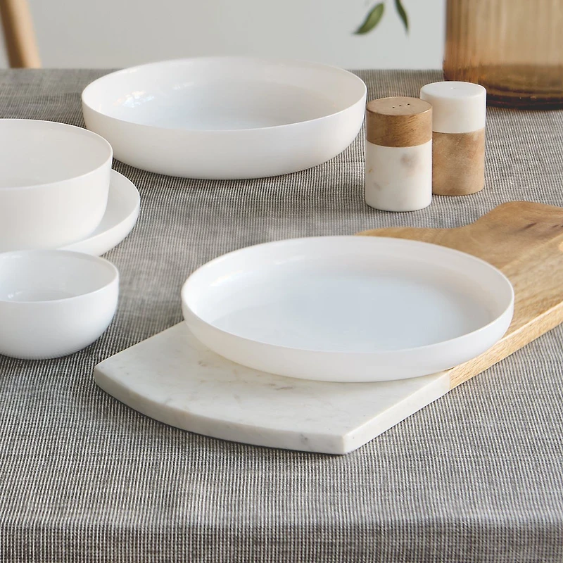 S&Co Oslo Opal Glass assiettes à salade, Ensemble de 4