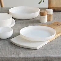 S&Co Oslo Opal Glass assiettes à salade, Ensemble de 4 