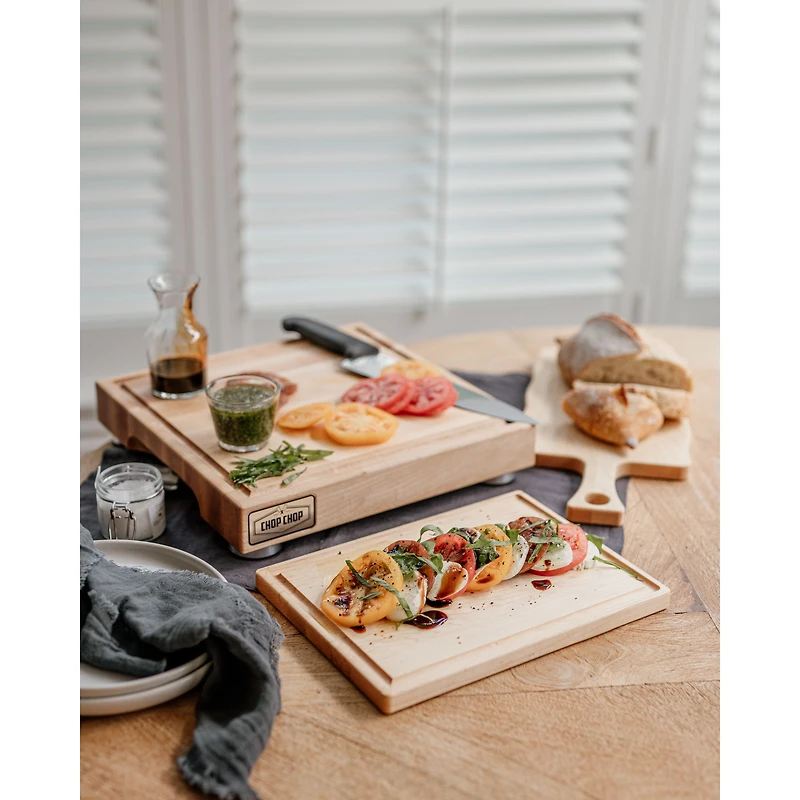 Maple Butcher Block with Stabilizers - 13.75”