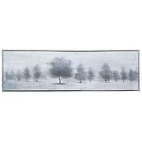 Trees at Dusk Hand Painted Canvas