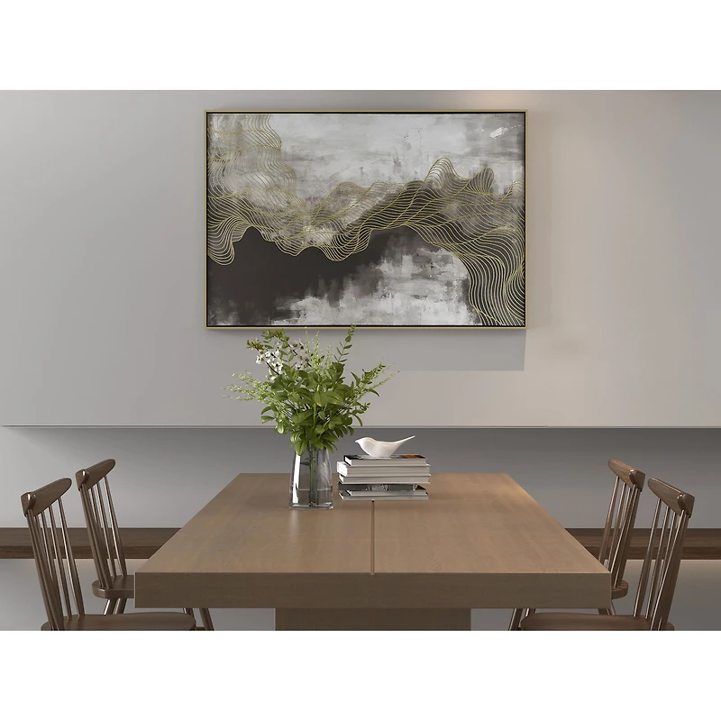 Toile encadrée « Golden path »