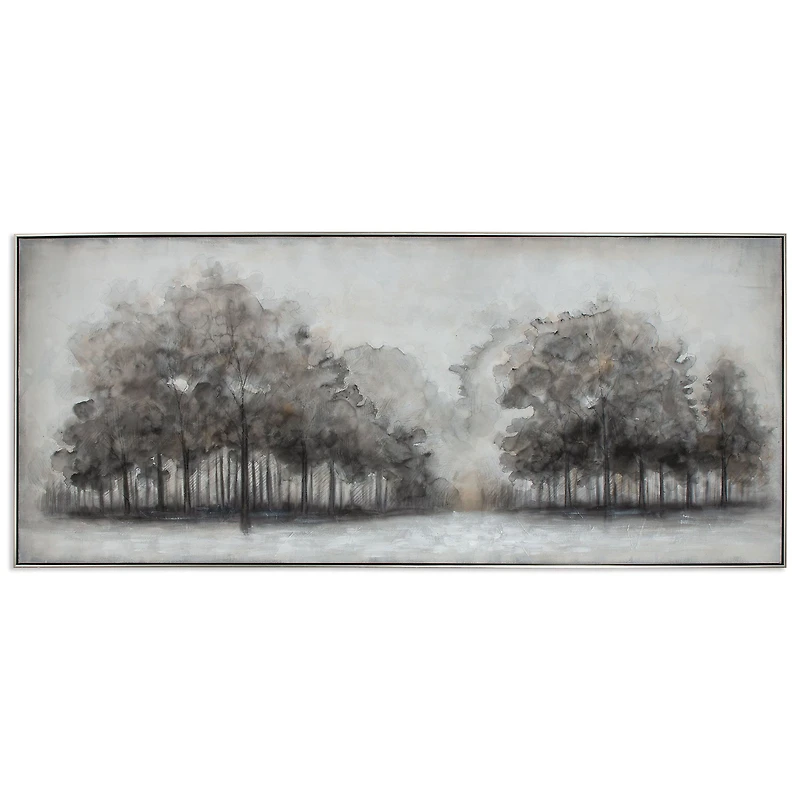 Toile peinte à la main « Wildwood Fog »