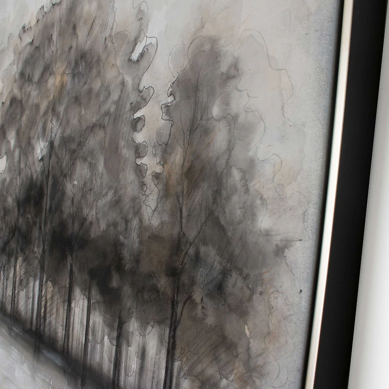 Toile peinte à la main « Wildwood Fog »