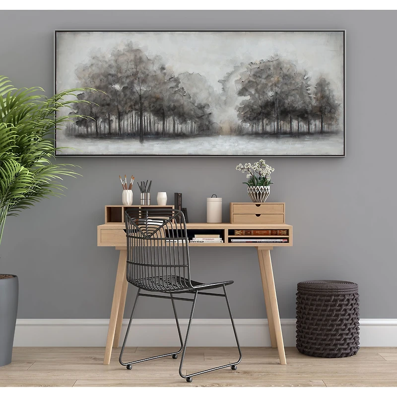 Toile peinte à la main « Wildwood Fog »