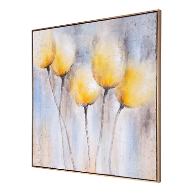 Sunny Blooms Hand Painted Canvas