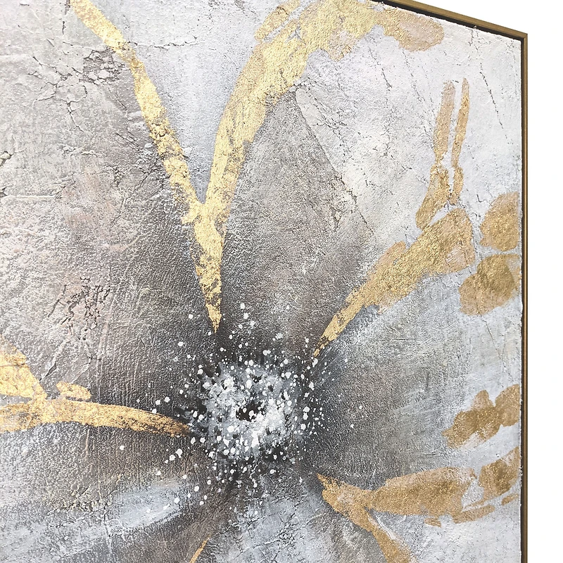 Toile peinte à la main « Brilliant Blossom »