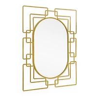 Deanna Gold Metal Mirror