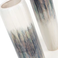 Vase de sol décoratif en céramique « Rayne » - 39 po