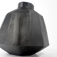 Artemis 11" Metal Table Vase Large Grey
