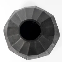 Artemis 11" Metal Table Vase Large Grey