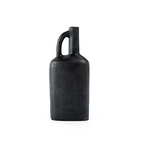 Macrae 11" Small Grey Metal Table Vase