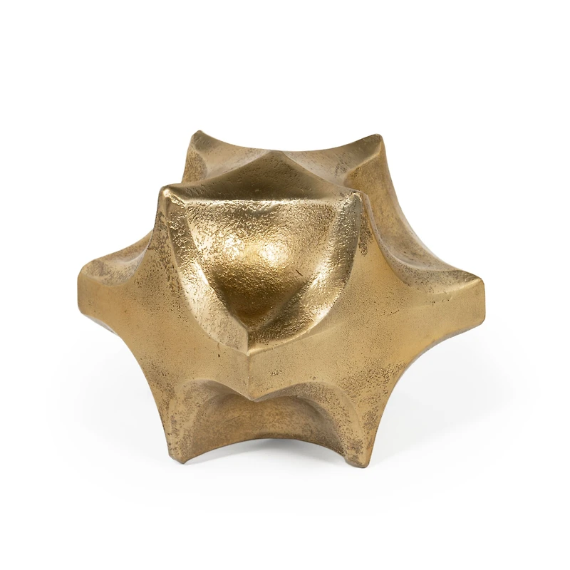 Claudia Gold Decorative Orb Large Sculpture