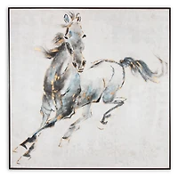 Prancing Stallion Hand painted Canvas