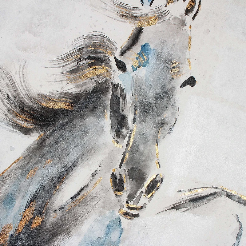 Prancing Stallion Hand painted Canvas