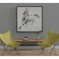 Prancing Stallion Hand painted Canvas