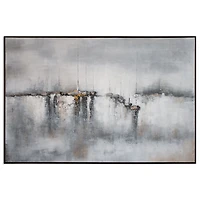 Toile peinte à la main Brise feutrée