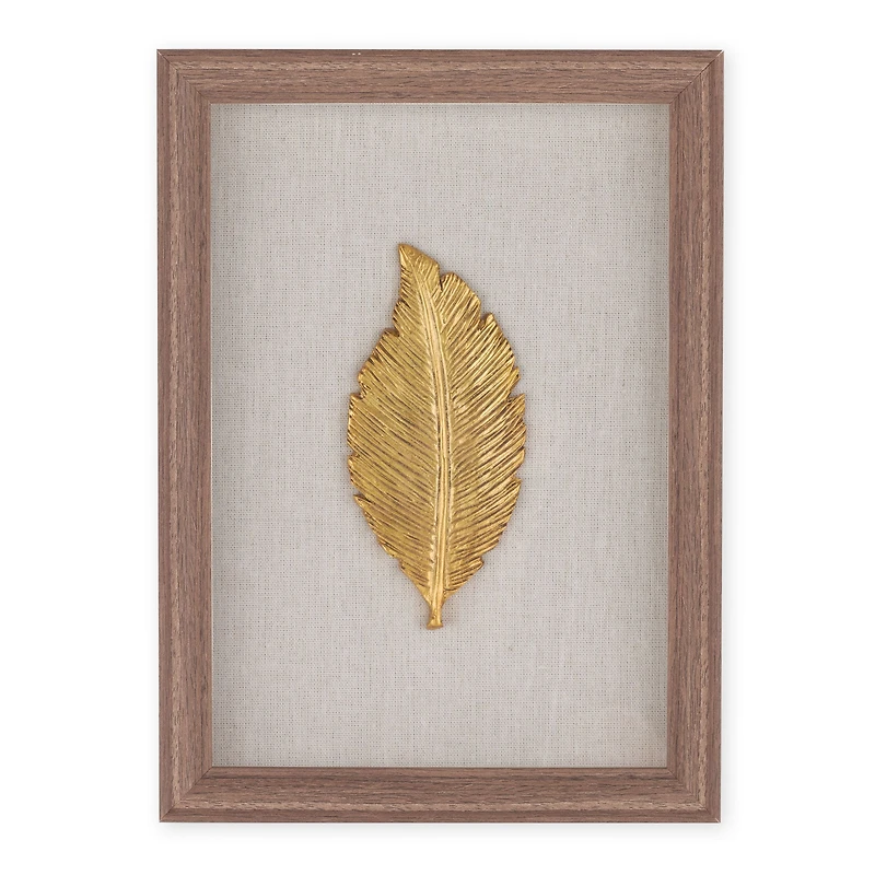 Boîte-cadre Feuilles d'or II