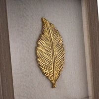 Boîte-cadre Feuilles d'or II