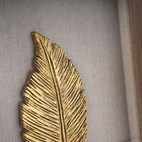 Boîte-cadre Feuilles d'or II