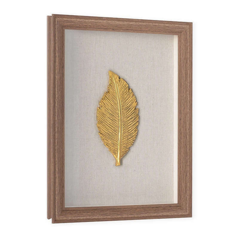 Boîte-cadre Feuilles d'or II
