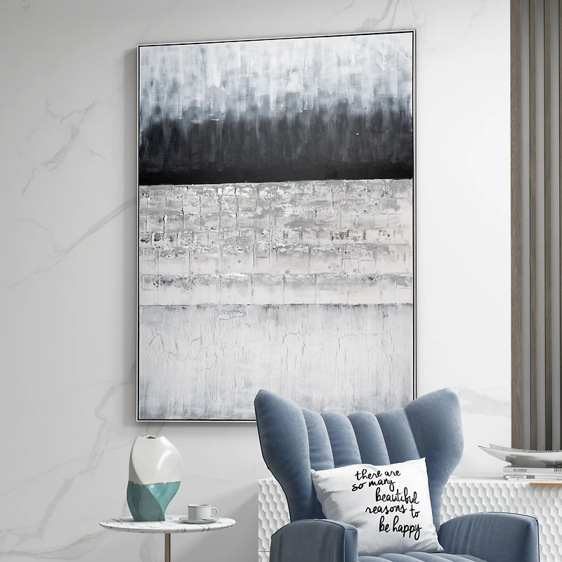 Afterlight Hand painted Framed Canvas