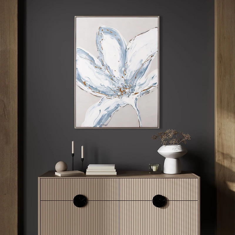 Whispers of a Lily Hand painted Canvas