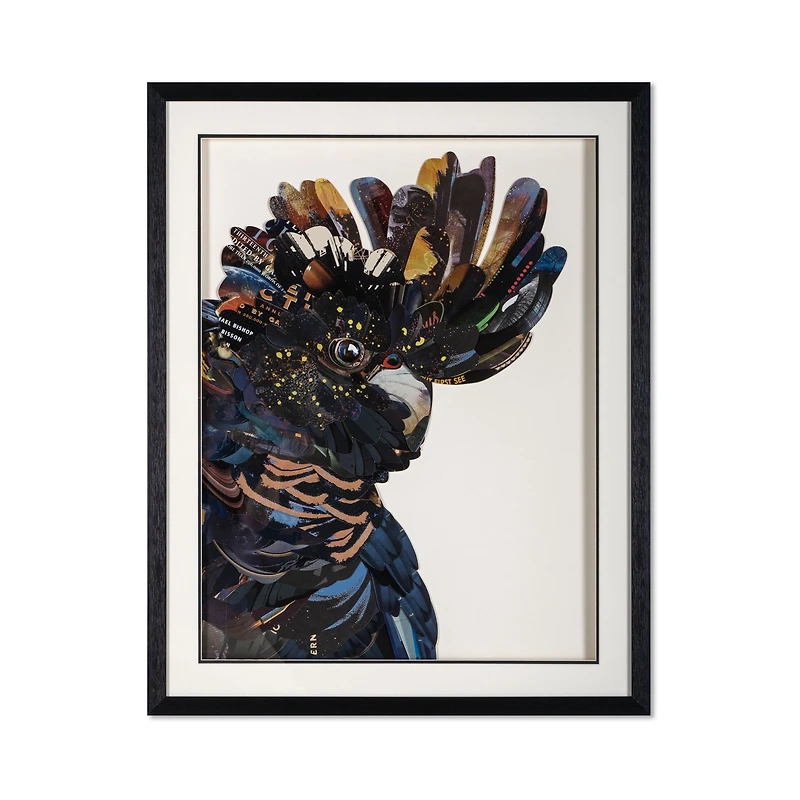 Boîte-cadre Mosaïque à plumes