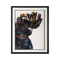 Boîte-cadre Mosaïque à plumes