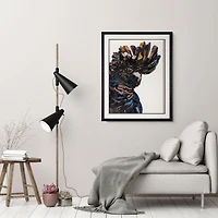 Boîte-cadre Mosaïque à plumes