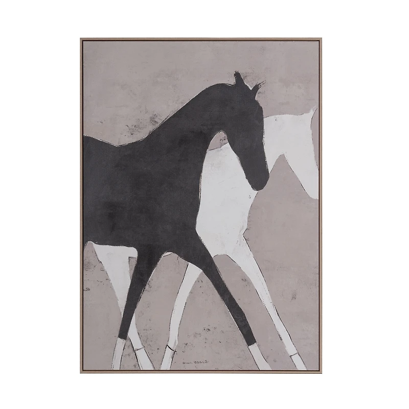 Galop du divin, toile peinte à la main