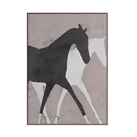 Galop du divin, toile peinte à la main