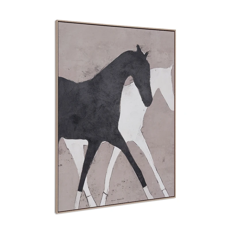 Galop du divin, toile peinte à la main