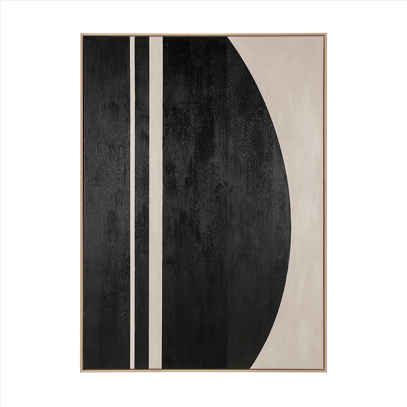 Dérive au‑delà I, toile peinte à la main