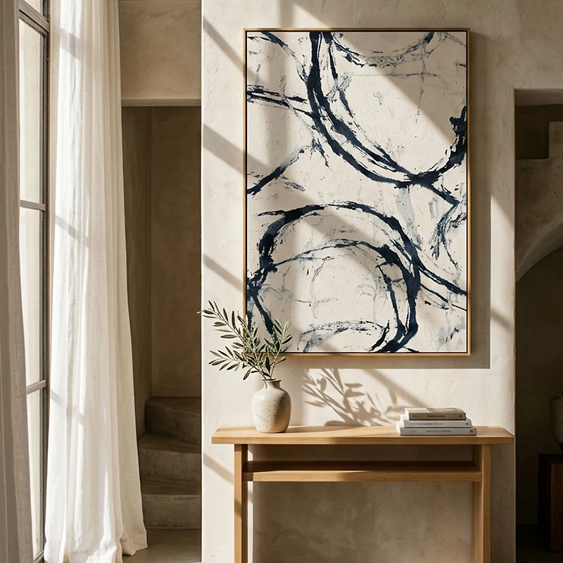 Elemental Rhythm, Hand Painted Canvas