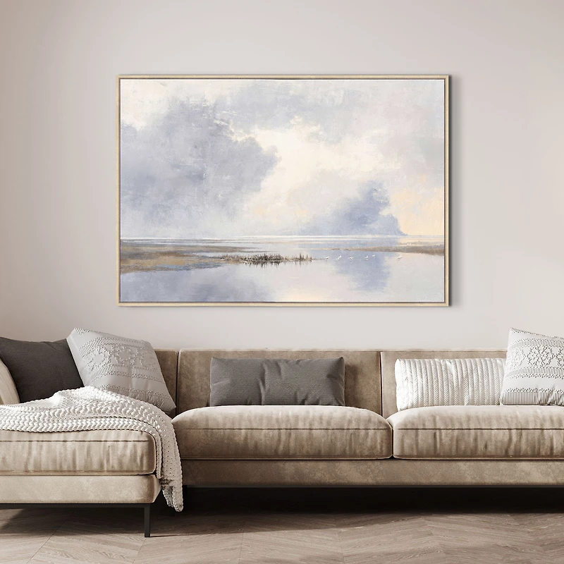 Distant Vista, Hand Painted Canvas