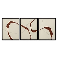 Courants naturels, toile peinte à la main