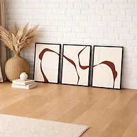 Courants naturels, toile peinte à la main