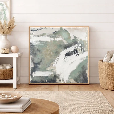 Green Expanse, Hand Painted Canvas