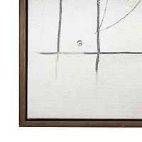 Murmures subtils, toile peinte à la main