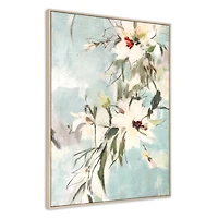 Danse florale, toile peinte à la main